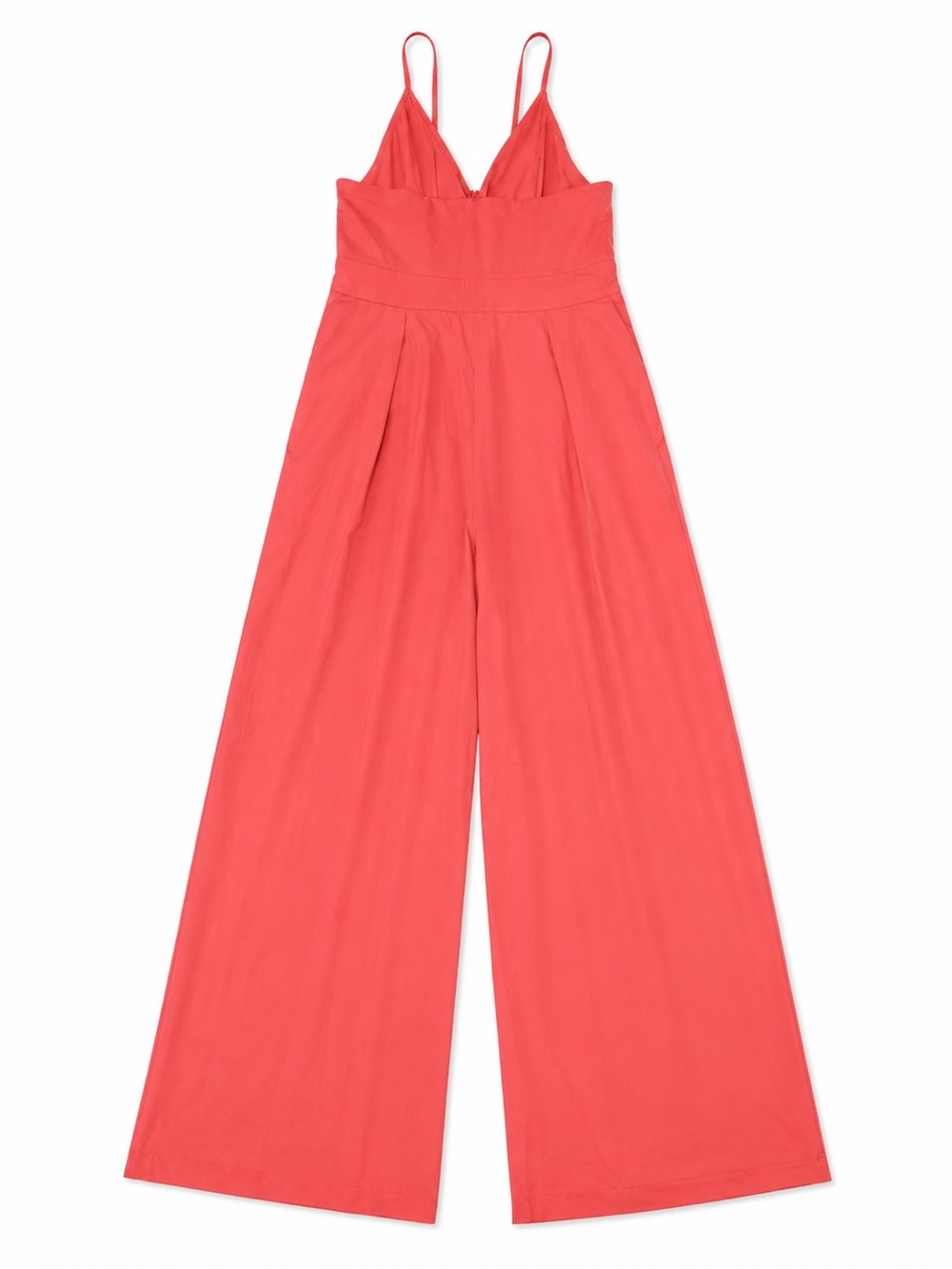 HALARA Coral Wide-Leg V-Neck Jumpsuit - Picture 4 of 6